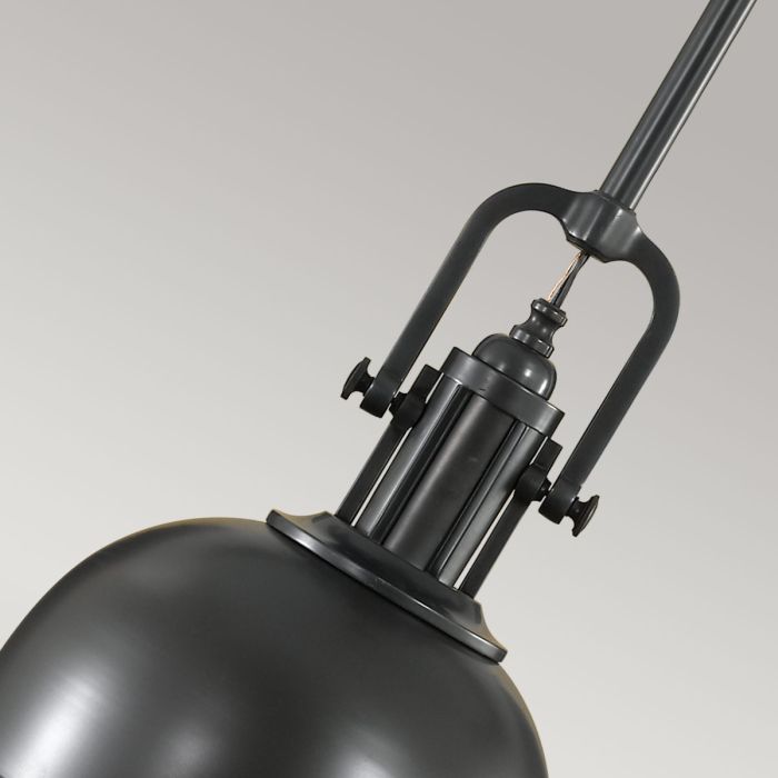 Parker 1 Light Pendant Light - Dark Bronze