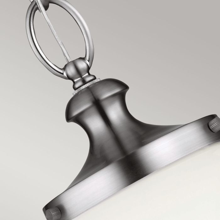 Parkman 1 Light Large Pendant - Polished Nickel