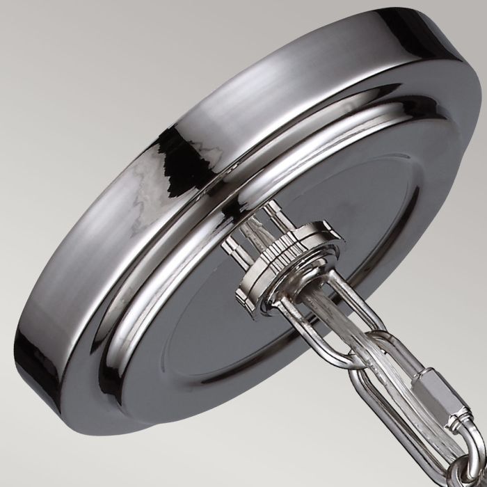 Parkman 1 Light Small Pendant - Polished Nickel