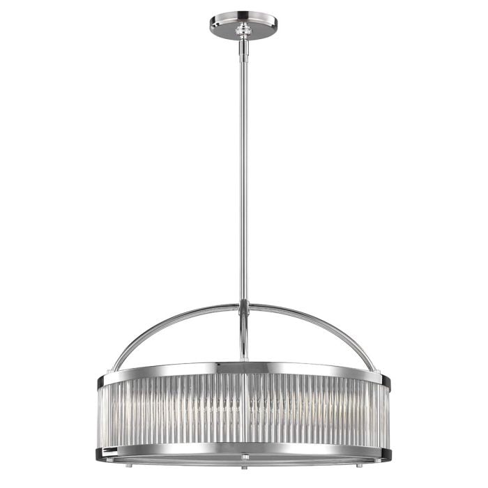 Paulson 6 Light Pendant - Chrome
