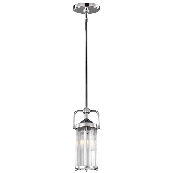 Paulson 2 Light Mini Pendant - Chrome