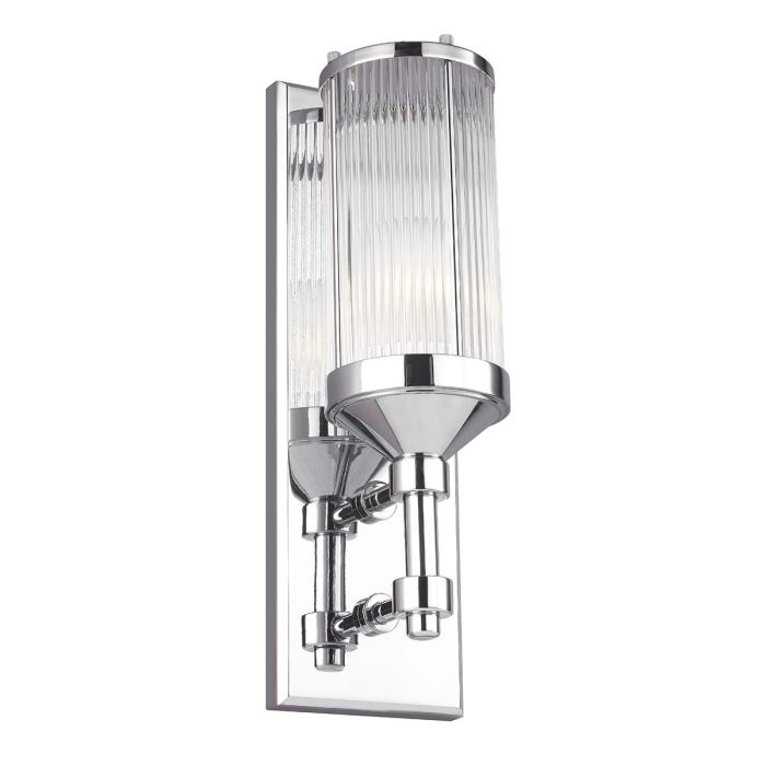 Paulson 1 Light Wall Light - Chrome