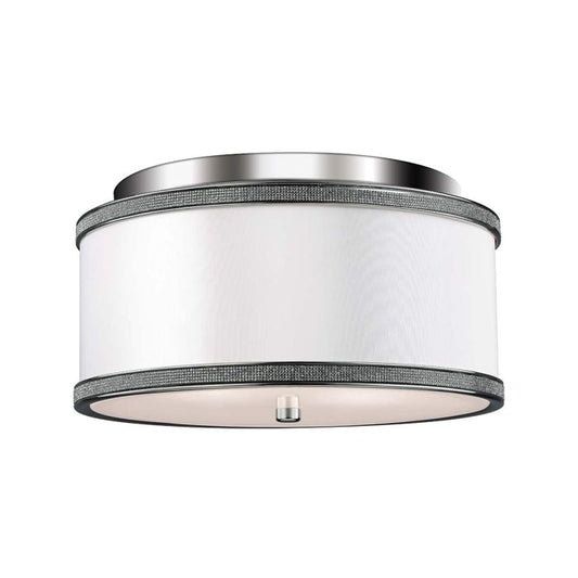 Pave 2 Light Flush - Polished Nickel
