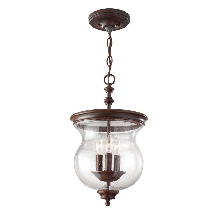 Pickering Lane 3 Light Semi-Flush - Heritage Bronze