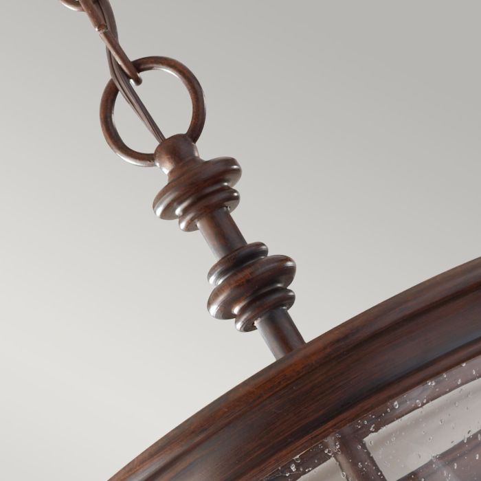 Pickering Lane 3 Light Semi-Flush - Heritage Bronze