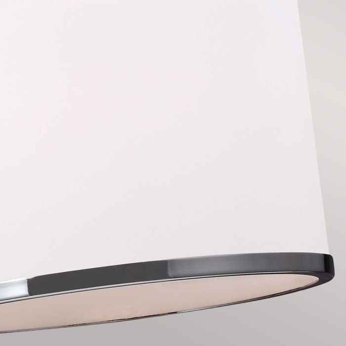 Prospect Park 3 Light Island Chandelier - Satin Nickel with Chrome