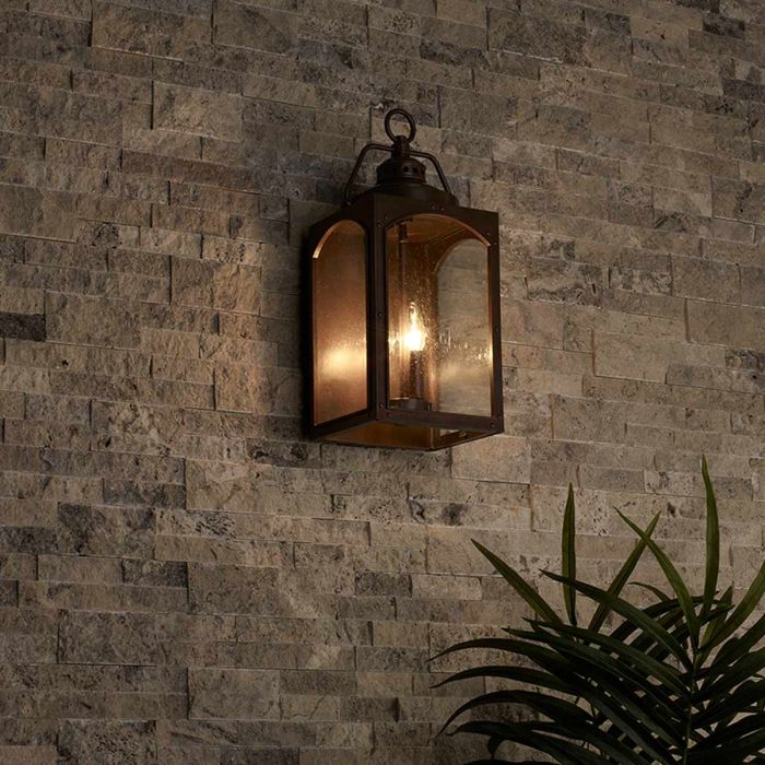 Randhurst 3 Light Large Wall Lantern - Copper Oxide