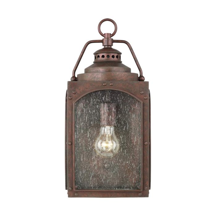 Randhurst 1 Light Medium Wall Lantern - Copper Oxide