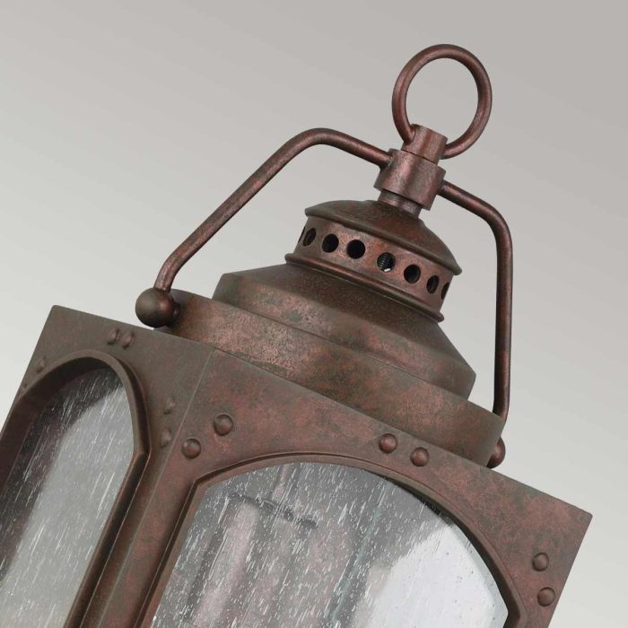 Randhurst 1 Light Medium Wall Lantern - Copper Oxide