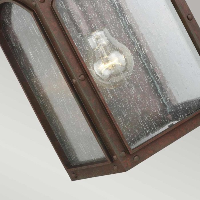 Randhurst 1 Light Medium Wall Lantern - Copper Oxide
