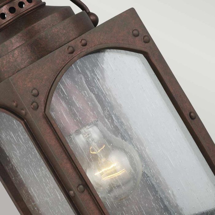 Randhurst 1 Light Small Wall Lantern - Copper Oxide
