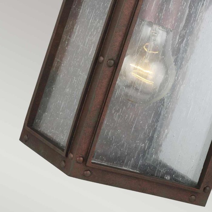 Randhurst 1 Light Small Wall Lantern - Copper Oxide