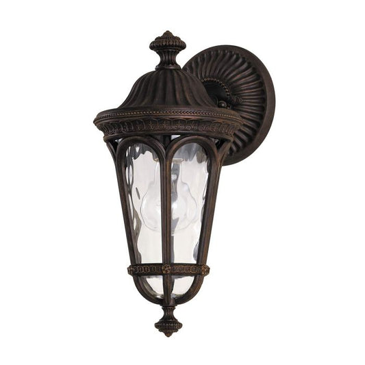 Regent Court 1 Light Small Wall Lantern - Walnut