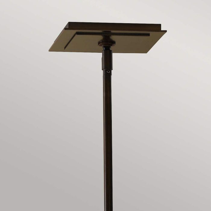 Remy 1 Light Pendant Chandelier Light - Heritage Bronze / Parissiene Gold