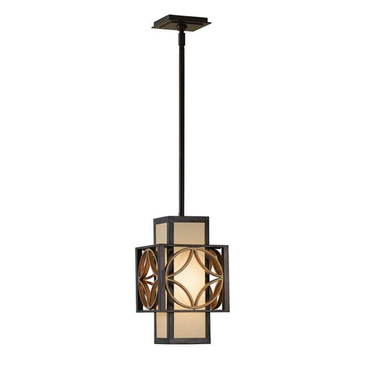 Remy 1 Light Pendant Light - Heritage Bronze / Parissiene Gold