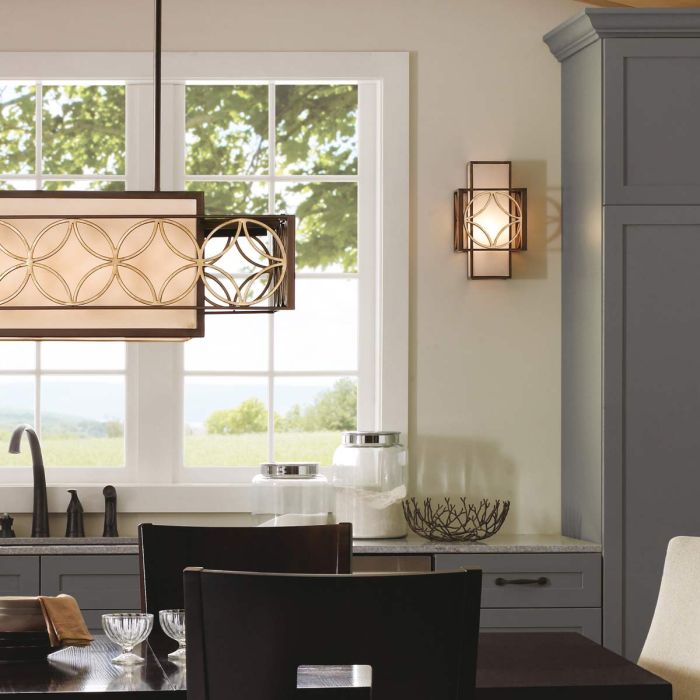 Remy 1 Light Wall Light - Heritage Bronze / Parissiene Gold