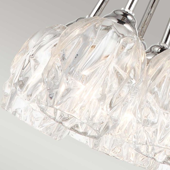 Rubin 7 Light Cluster Chandelier - Polished Nickel