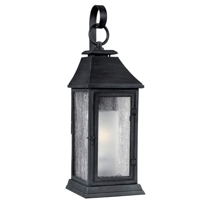Shepherd 2 Light Medium Wall Lantern - Dark Weathered Zinc