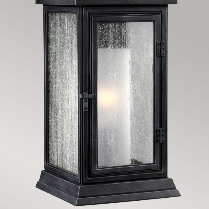 Shepherd 1 Light Small Wall Lantern - Dark Weathered Zinc