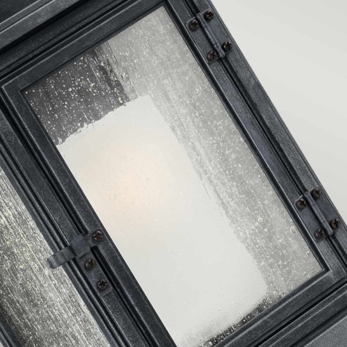 Shepherd 1 Light Extra Large Wall Lantern - Dark Weathered Zinc