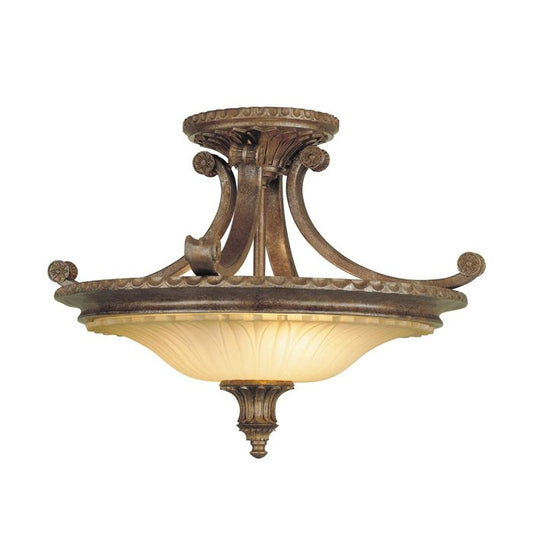 Stirling Castle 2 Light Semi-Flush - British Bronze