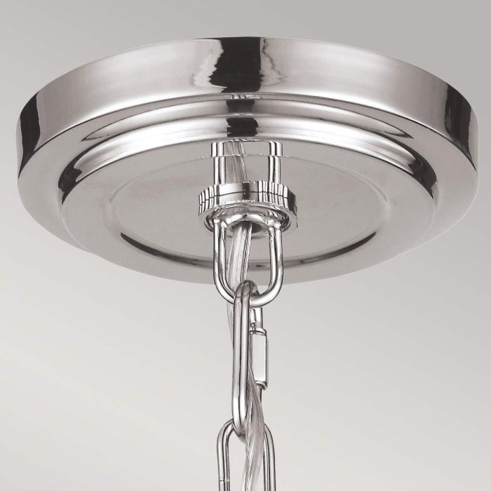 Tabby 1 Light Pendant - Brushed Steel