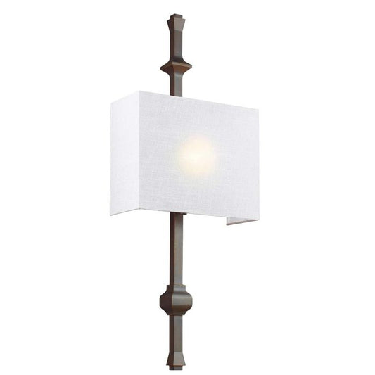 Teva 1 Light Wall Light - Antique Bronze