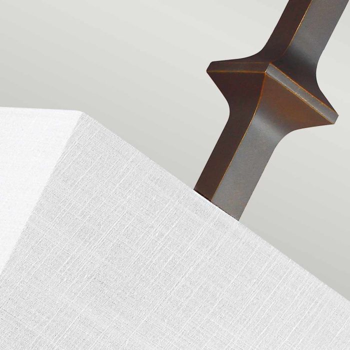 Teva 1 Light Wall Light - Antique Bronze