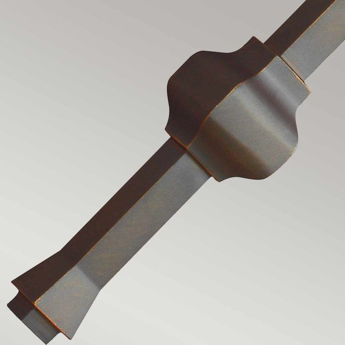 Teva 1 Light Wall Light - Antique Bronze