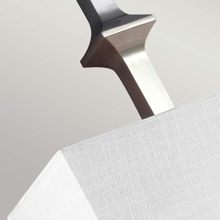 Teva 1 Light Wall Light - Polished Nickel