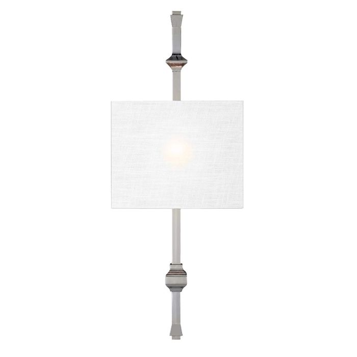 Teva 1 Light Wall Light - Polished Nickel