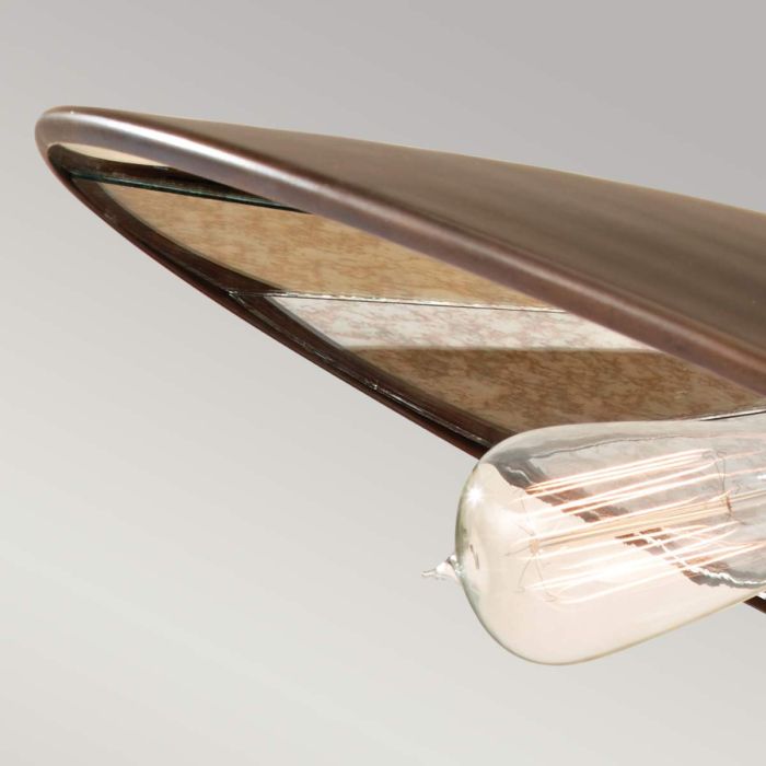 Urban Renewal 3 Light Large Pendant - Astral Bronze