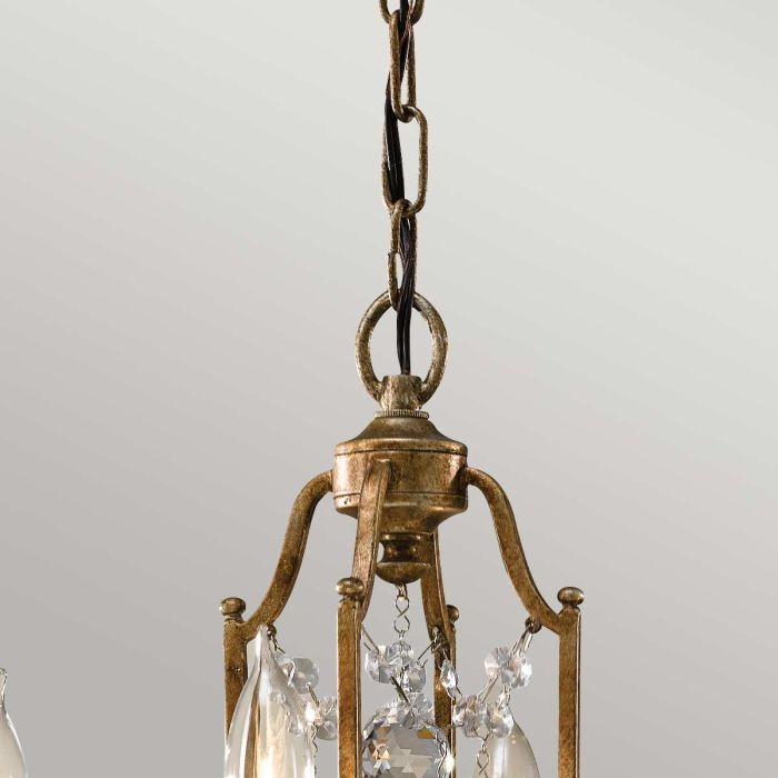 Valentina 4 Light Chandelier - Oxidized Bronze