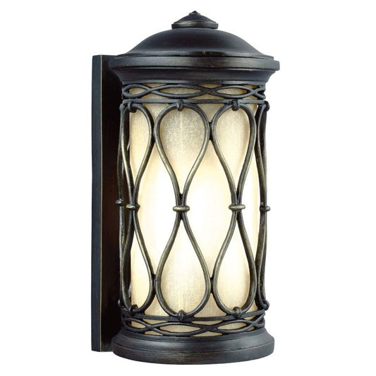 Wellfleet 1 Light Wall Lantern - Aged Bronze