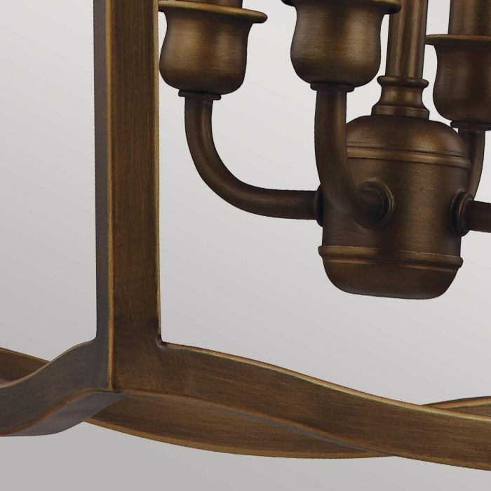 Yarmouth 4 Light Pendant - Painted Aged Brass