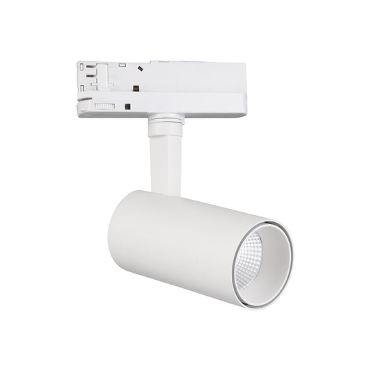 Fiji 1 Light 3 Circuit Track Light 15W LED 4000K, 1650lm, 38°, White, 5yrs Warranty by Mantra