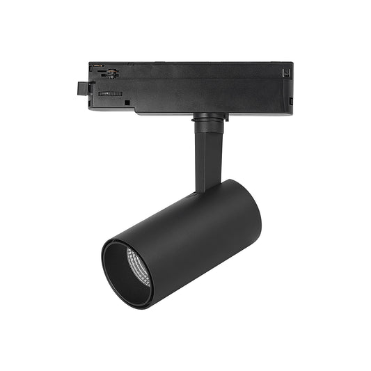 Fiji 1 Light Single Circuit Track Light 20W LED 3000K, 2000lm, Black, 5yrs Warranty by Mantra