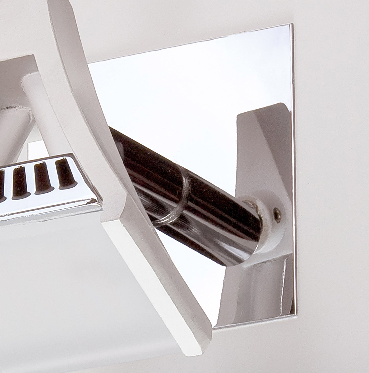 Filippo Spot Light 1 Light 5W LED 3000K, 450lm, Matt White/Polished Chrome, 3yrs Warranty by Mantra