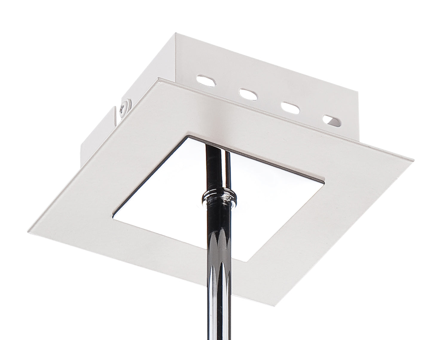 Filippo Telescopic Spot Light 1 Light 5W 3000K, 450lm, Matt White/Polished Chrome, 3yrs Warranty by Mantra