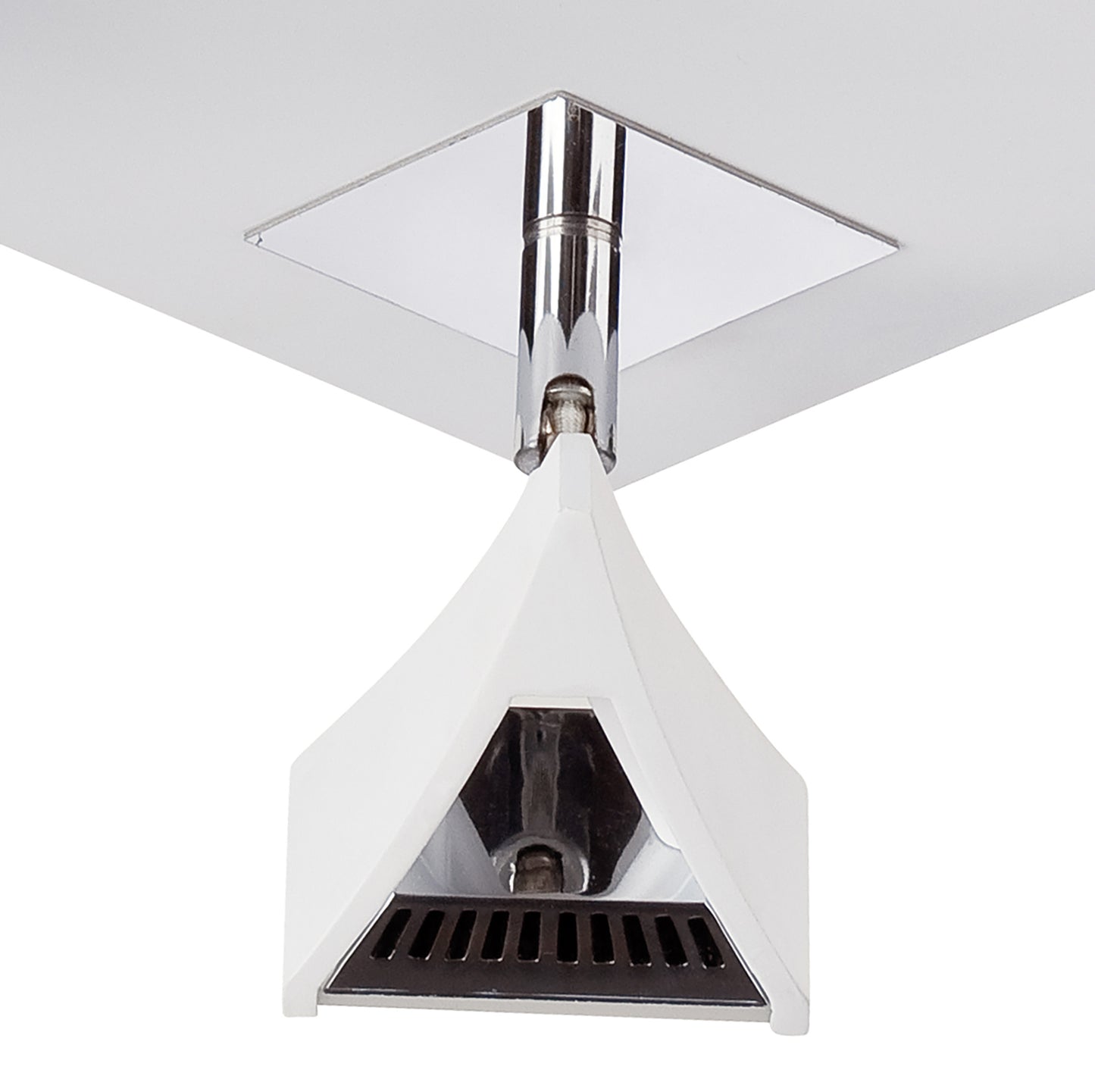 Filippo Spot Light 4 Light LED Square 20W 3000K, 1750lm, Matt White/Polished Chrome, 3yrs Warranty by Mantra
