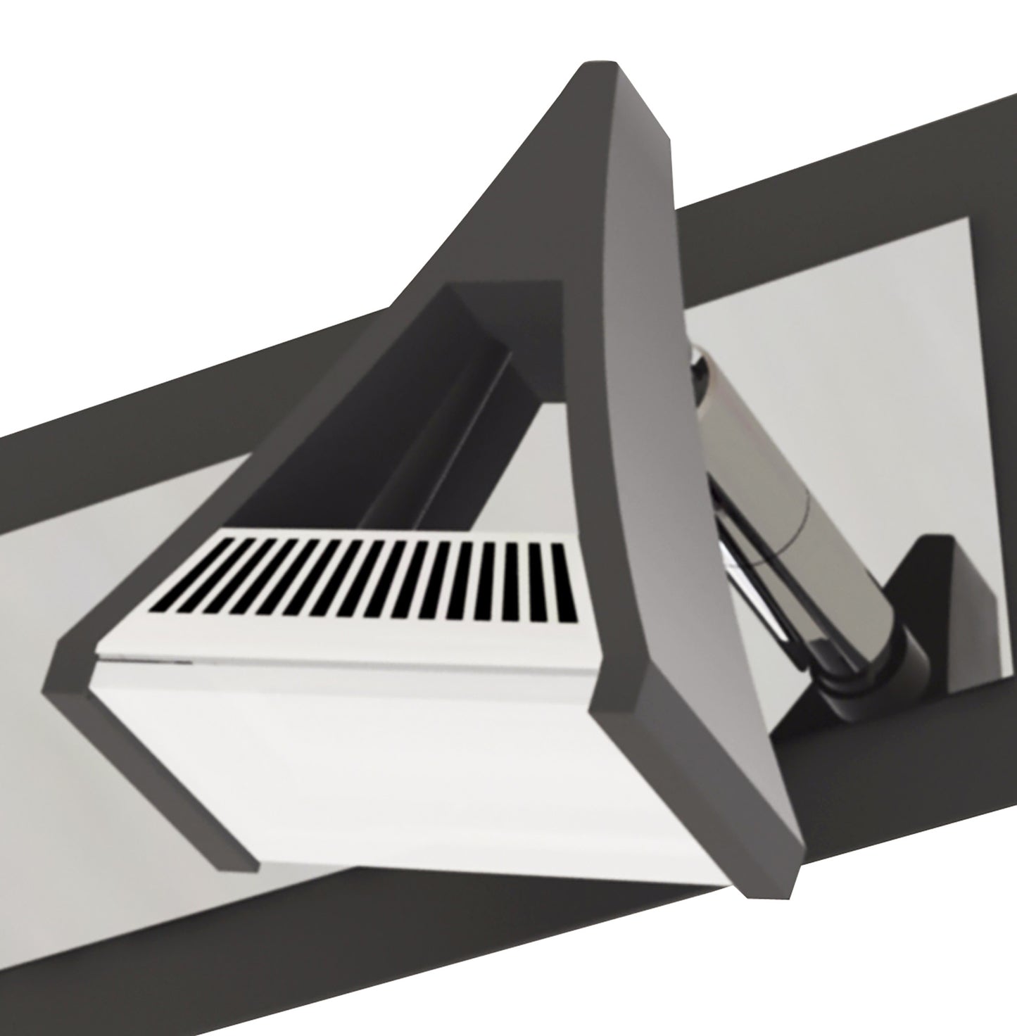 Filippo Linear Spot Light 2 Light LED 10W 3000K, 900lm, Matt Black/Polished Chrome, 3yrs Warranty by Mantra