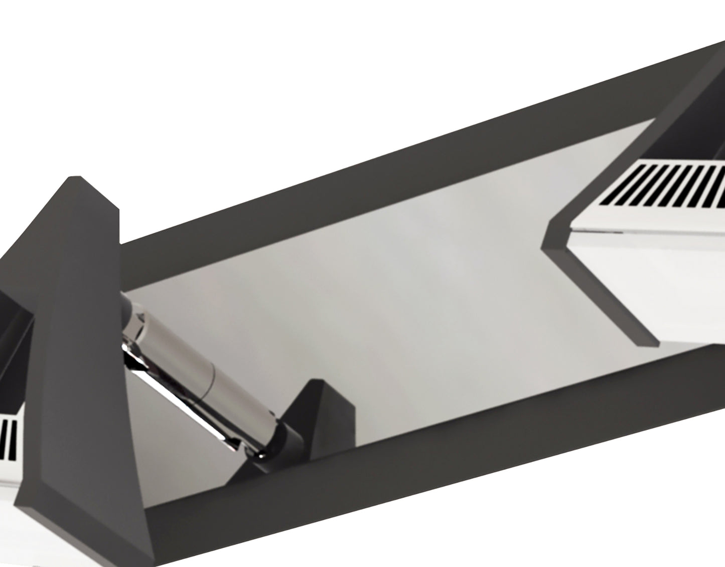 Filippo Linear Spot Light 2 Light LED 10W 3000K, 900lm, Matt Black/Polished Chrome, 3yrs Warranty by Mantra