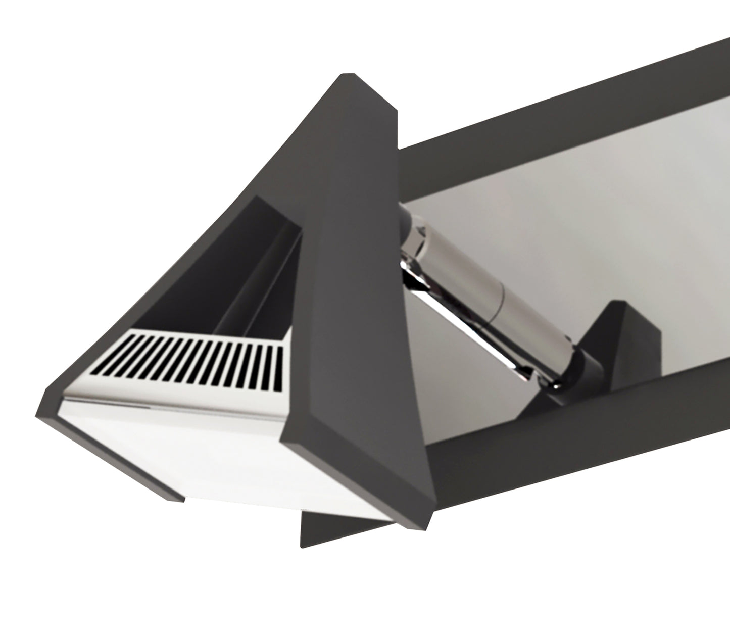 Filippo Linear Spot Light 2 Light LED 10W 3000K, 900lm, Matt Black/Polished Chrome, 3yrs Warranty by Mantra