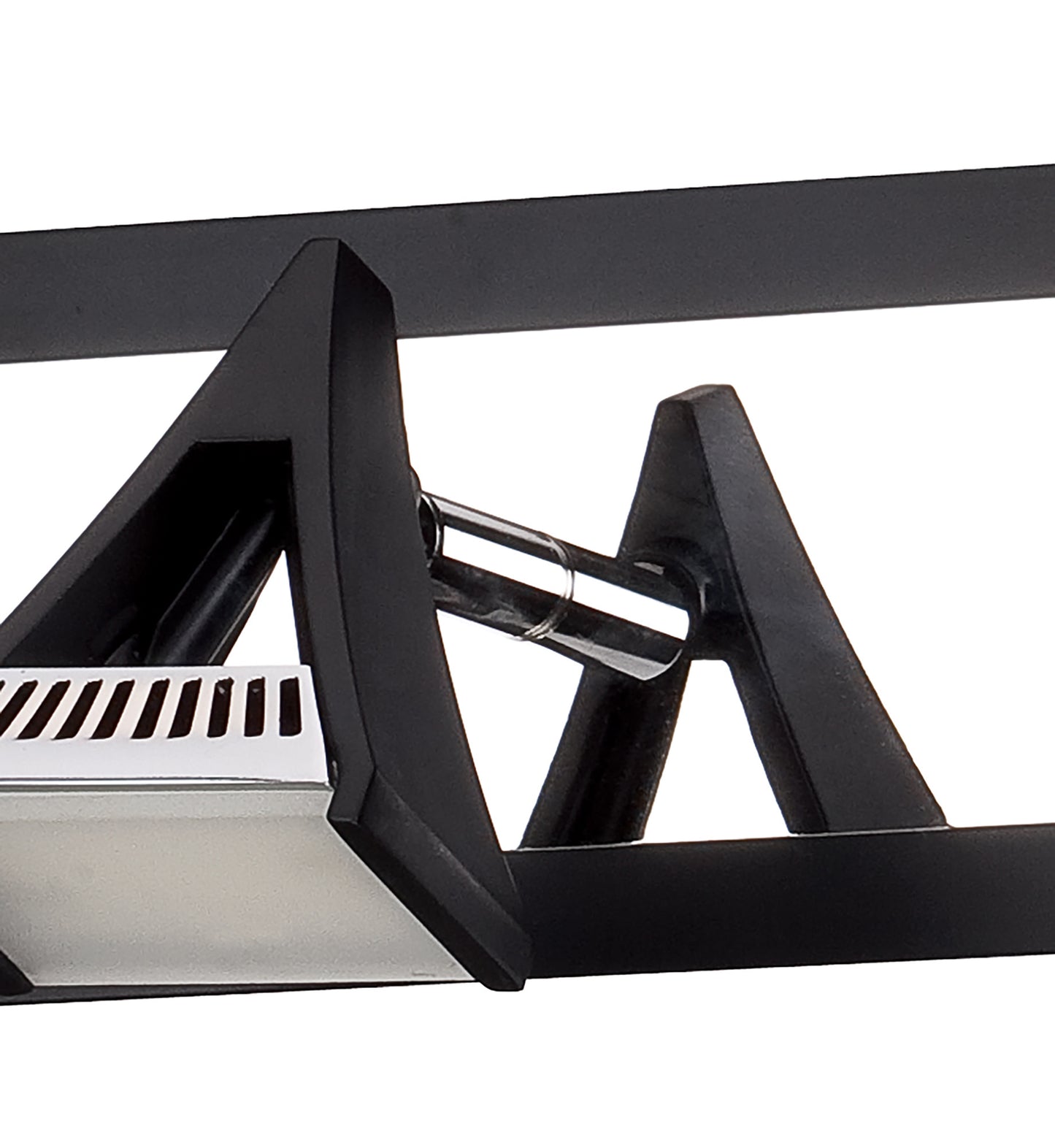 Filippo Linear Spot Light 4 Light LED 20W 3000K, 1750lm, Matt Black/Polished Chrome, 3yrs Warranty by Mantra
