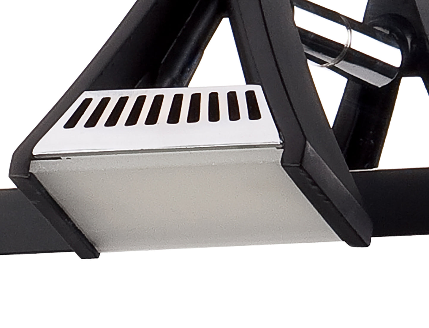 Filippo Linear Spot Light 4 Light LED 20W 3000K, 1750lm, Matt Black/Polished Chrome, 3yrs Warranty by Mantra