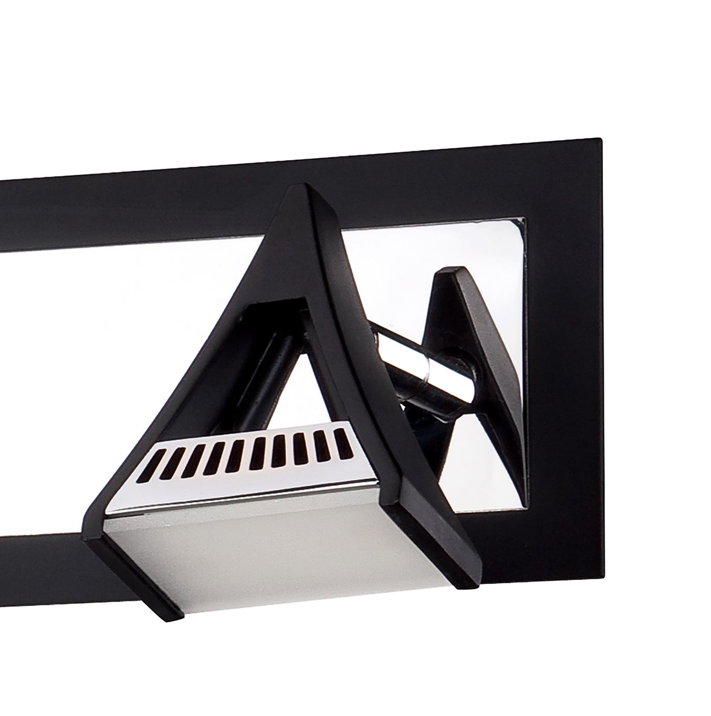 Filippo Linear Spot Light 4 Light LED 20W 3000K, 1750lm, Matt Black/Polished Chrome, 3yrs Warranty by Mantra