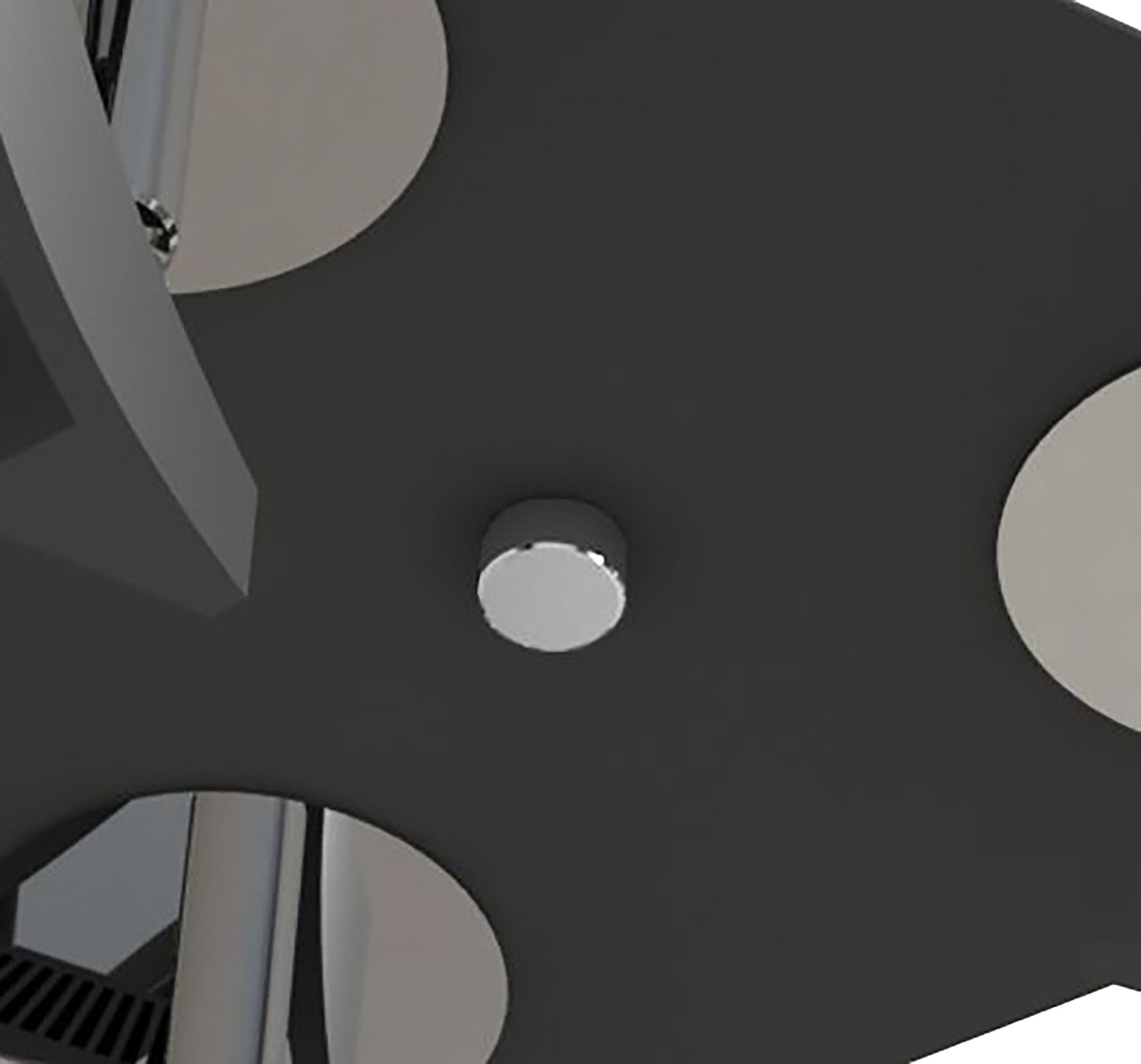 Filippo Spot Light 3 Light LED Triangular 15W 3000K, 1350lm, Matt Black/Polished Chrome, 3yrs Warranty by Mantra