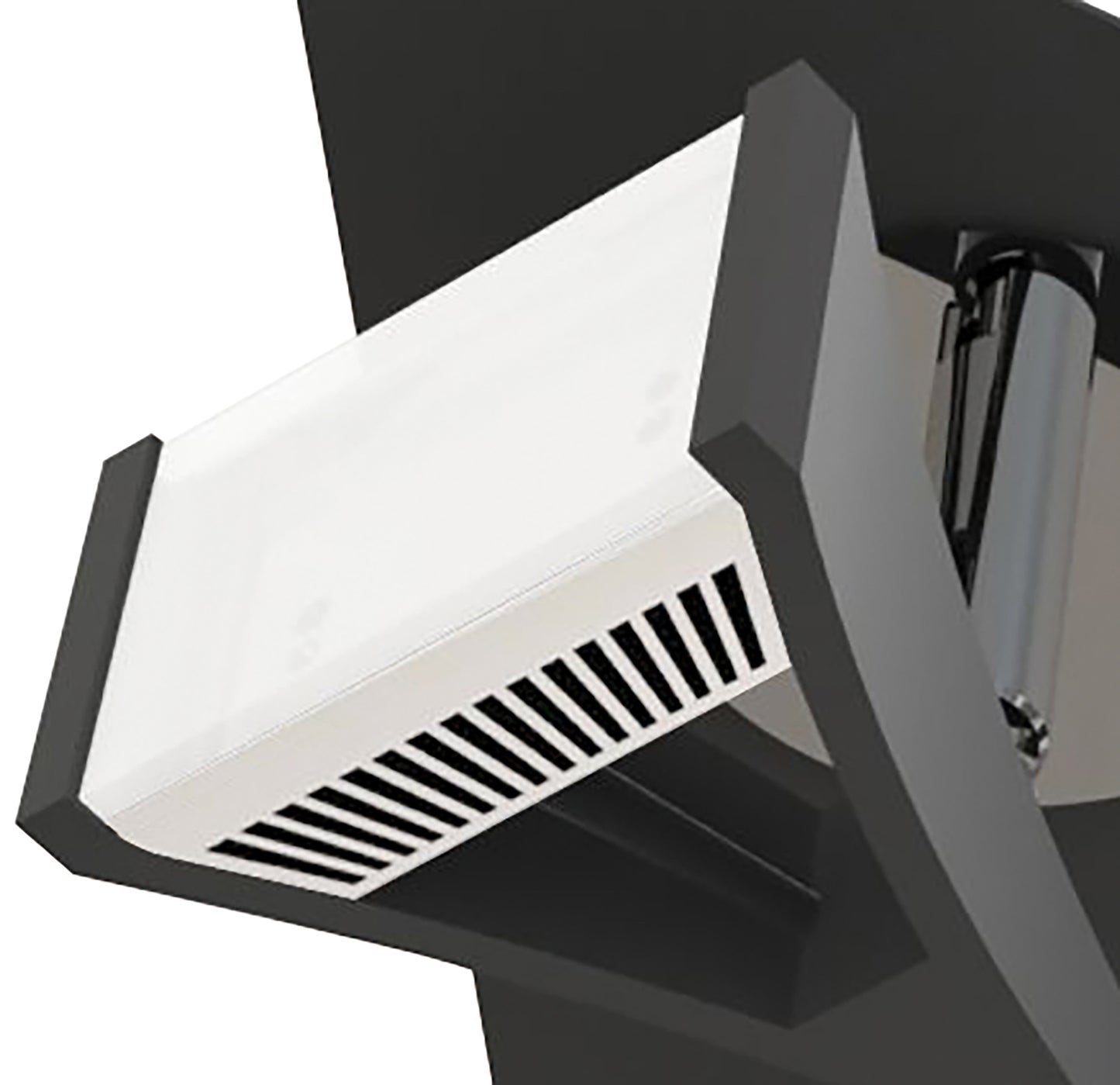 Filippo Spot Light 3 Light LED Triangular 15W 3000K, 1350lm, Matt Black/Polished Chrome, 3yrs Warranty by Mantra
