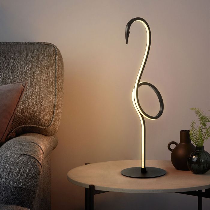 Flamingo LED Table Lamp - Black