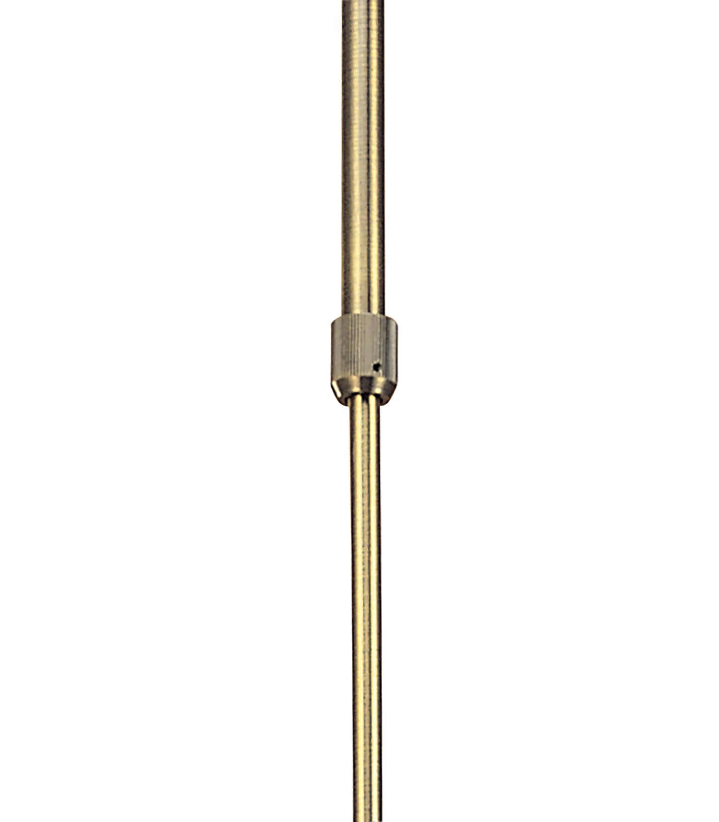 Flavia Telescopic Pendant Convertible To Semi Flush Round 4 Light G9, Antique Brass by Mantra